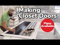 Easy Closet Doors || You Can Make These