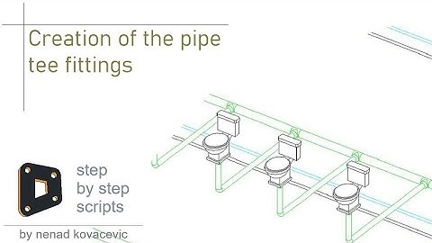 Dynamo - Creation of the pipe tee fittings