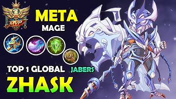 Meta Mage ! Top 1 Global Zhask Gameplay And New Build 2020 - Mobile Legends