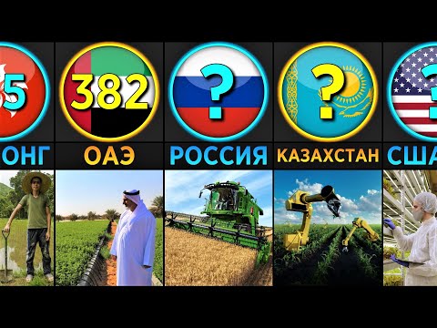 Площадь сельскохозяйственных земель (Сравнение Стран)