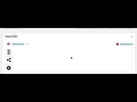 Yoast SEO Plugin for Wordpress - Title and Meta Description Snipet Editor Disappeared