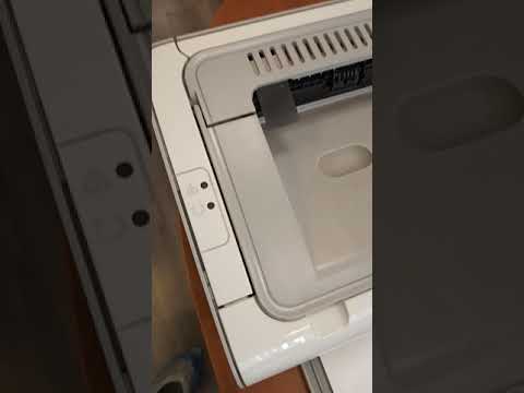 HP LJ P1102 печать теста матроски