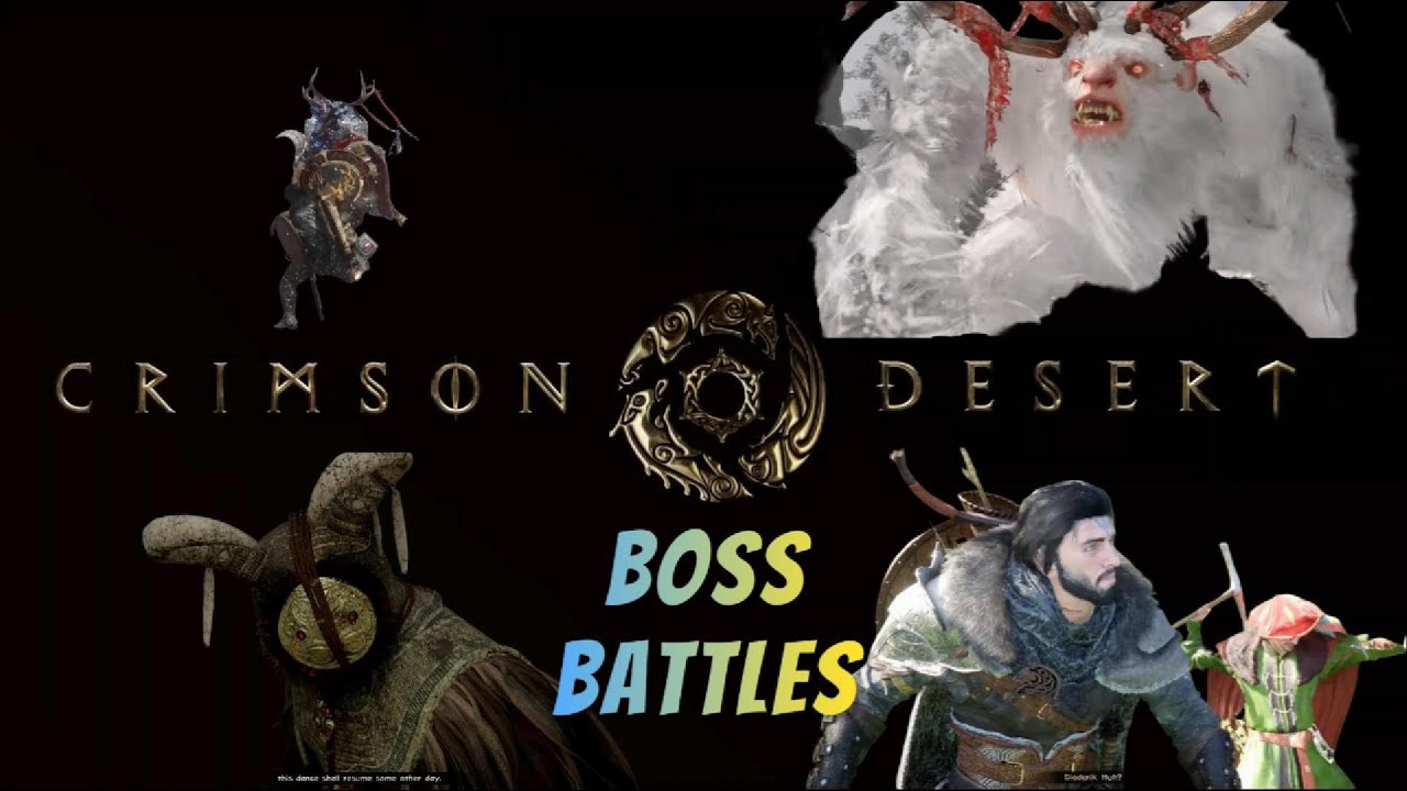 Crimson Desert Boss Fight Showcase: All 4 Epic Battles Revealed! - YouTube