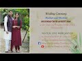 Wedding ceremony  roshan and reshma