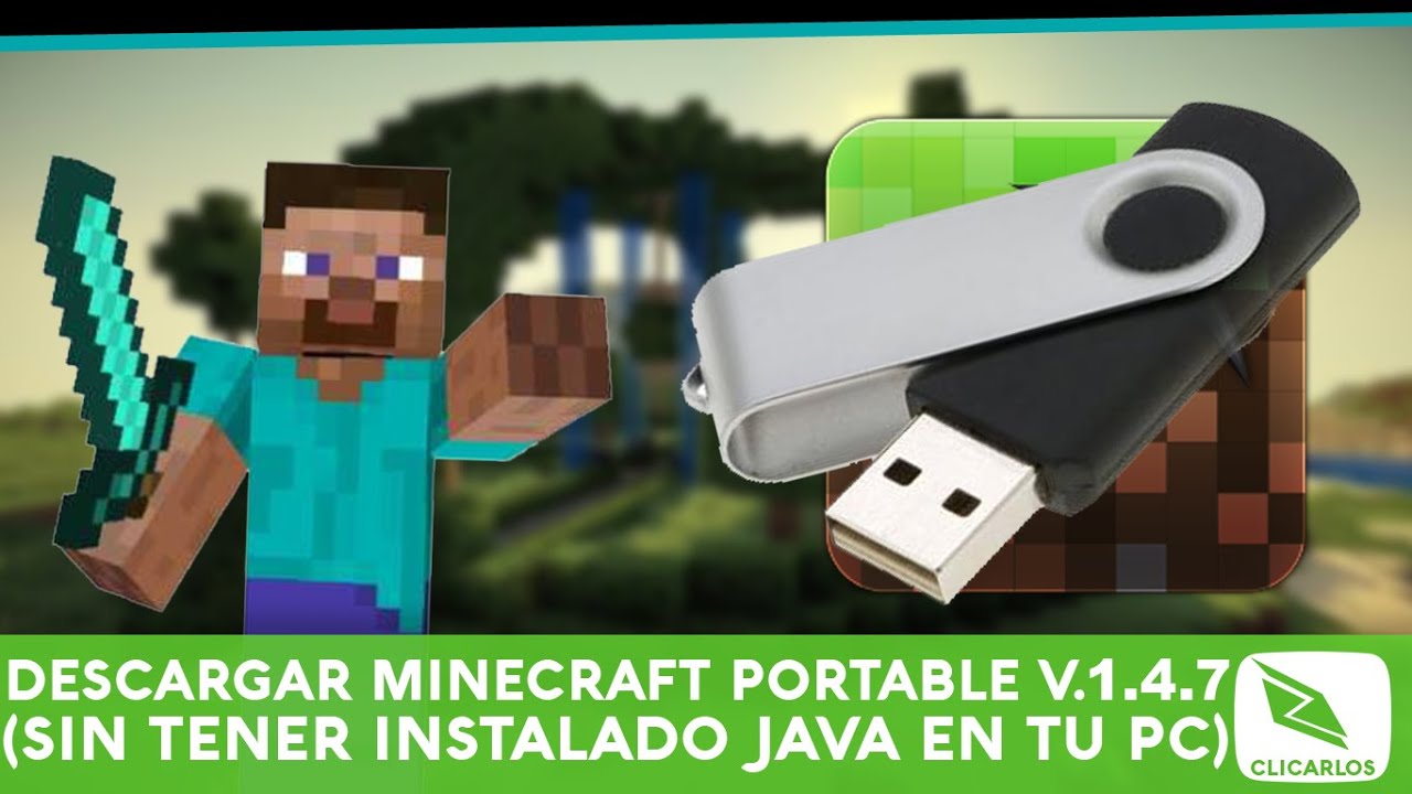 Descargar minecraft portable sin instalar java en tu pc 