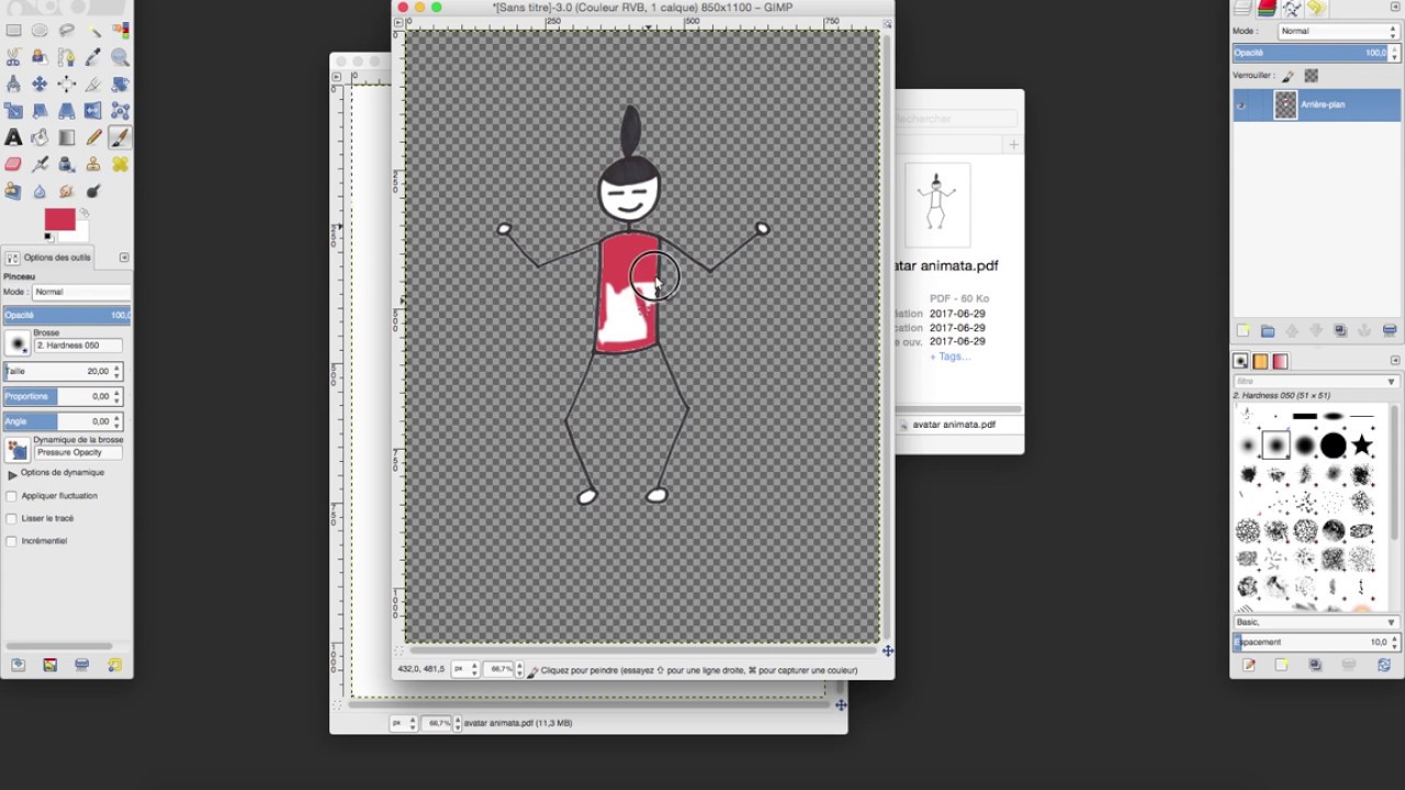 TUTO 2 Animation 2D interactive avec Animata et Kinect - YouTube
