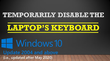 (Fixed) Disable laptop