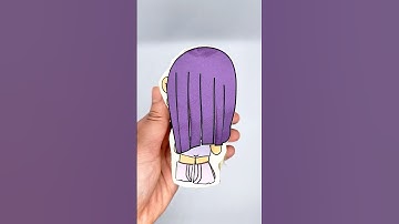 K-pop Demon Hunters Skincare #demonhunters  #asmr #shorts #papercraft #diy #cute #tutorial