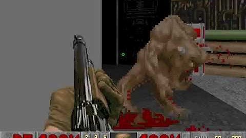 Doom Custom Maps: "Mystic Crates" by Roofi - UV Run