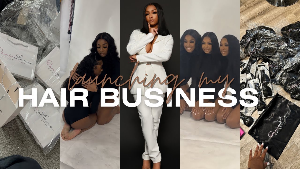 launching my small black-owned hair business | photo shoot, inventory, makeup appts, packages & more