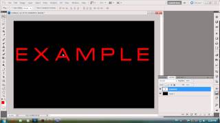 How to create a reflection in a text Photoshop CS5