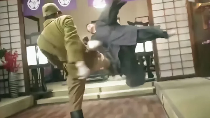 Kung Fu boy pretended to be a Japanese officer and beat the Japanese samurai - DayDayNews