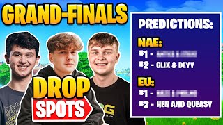 Pro Drop Spots for Grand Finals and My Predictions to Win