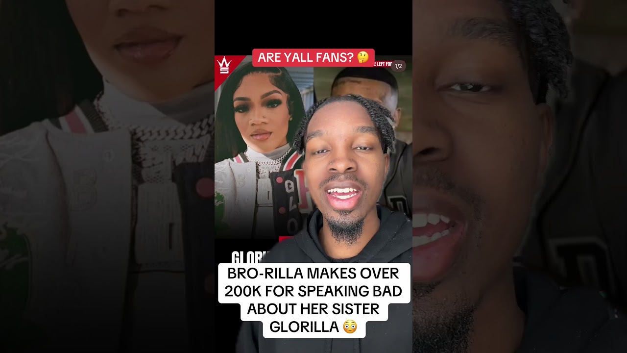BRO-RILLA ЗАРАБОТАЛА БОЛЕЕ 200 ТЫСЯЧ ДОЛЛАРОВ ЗА ТО, ЧТО ПЛОХО ОТЗЫВАЛА О СВОЕЙ СЕСТРЕ ГЛОРИЛЛЕ 😳...