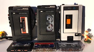 Sony TCS-300 Stereo Cassette-Corder Pressman 💥 Recorder Walkman