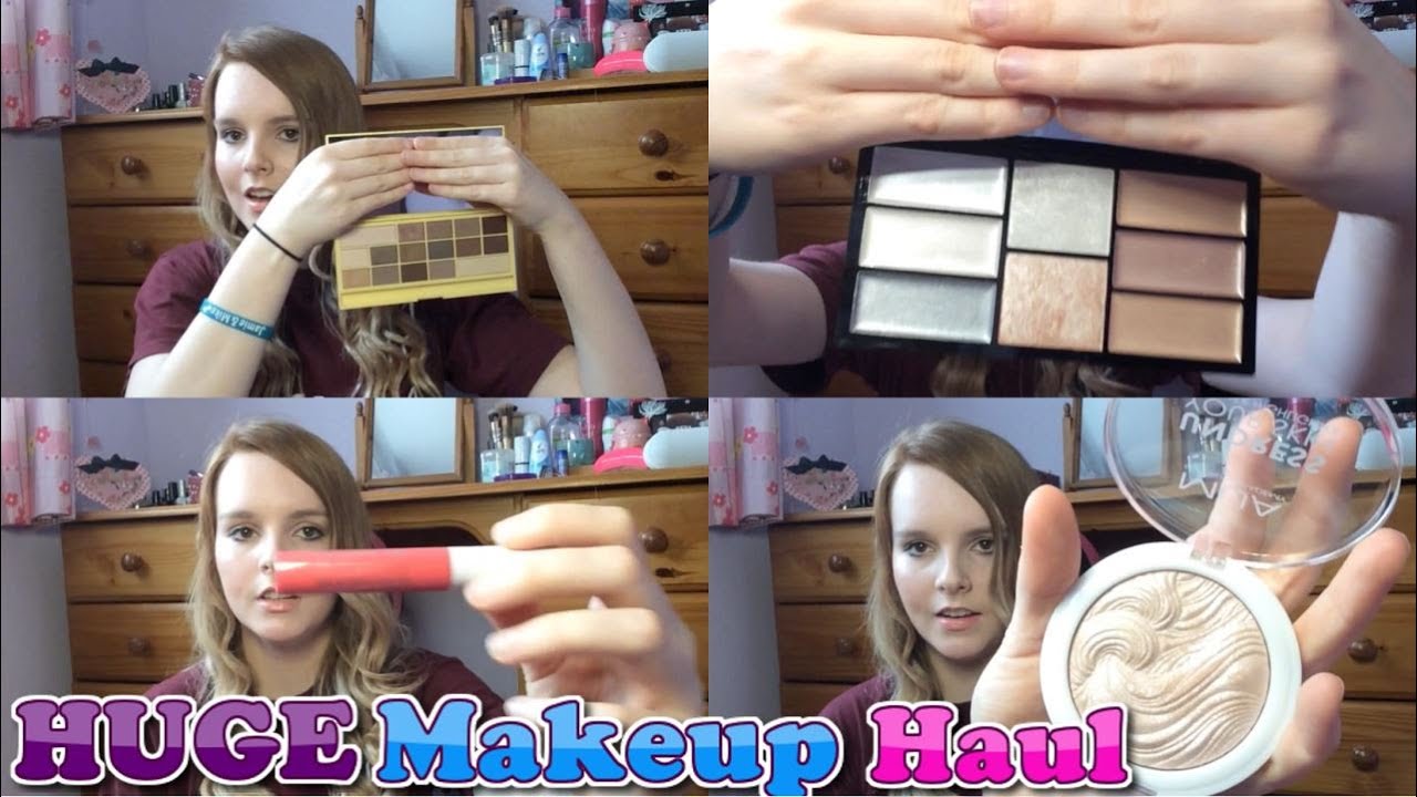 HUGE Makeup Haul - Makeup Revolution, Freedom Makeup, MUA & More!
