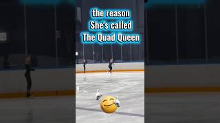 Mom lands Quad #figureskating #iceskating
