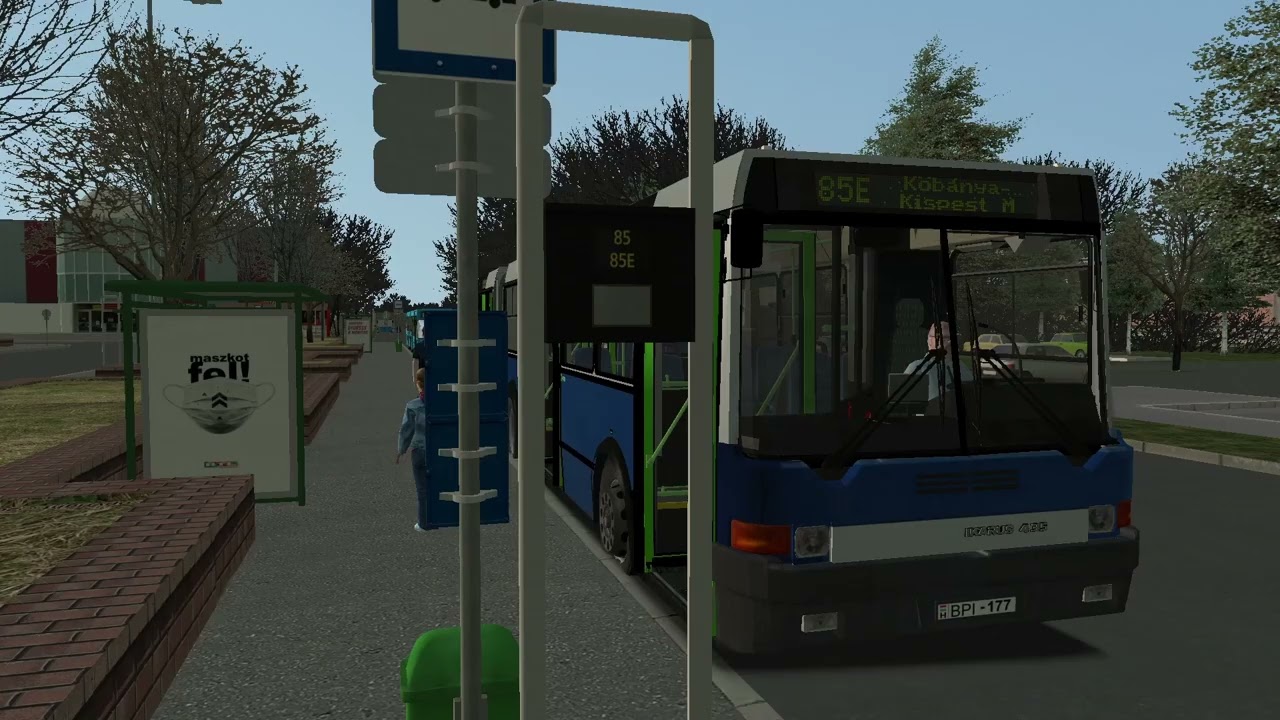 OMSI 2 Timelapse #48 - Dél-Pest 85E - Ikarus 435