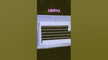 shortcut #computer #gk #reels #online  #skills #viral #viralvideo #trick #Excel #word #education