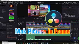 32-Make Picture in Frame #davinciresolve #tutorial #videoeditingsoftware screenshot 5