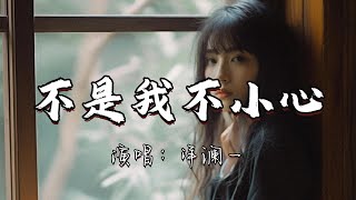 洋澜一 - 不是我不小心『不是我不小心 只是真情难以抗拒，不是我存心故意 只因无法防备自己。』『动态歌词MV』# 编词#翻唱 #伤感音乐