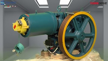 Encoder  Replacement and Installation Process IGD10  Geared Elevator Traction Machine