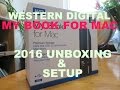 Western Digital My Book for Mac 3TB External Hard Drive (Unboxing and Setup on a Mac)