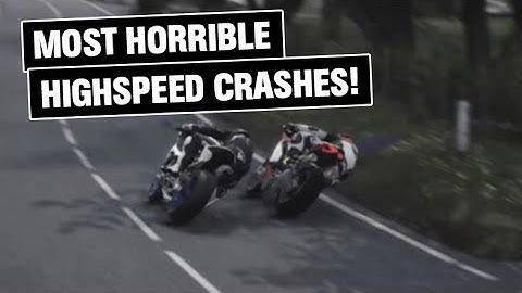 TOP 5 BRUTAL HIGHSPEED CRASHES!!! | Isle of Man TT