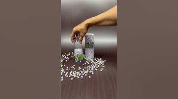 Beads Reverse Flow – Colorful and Clean 🎨🔁 #oddlysatisfying #asmr #reversevideo