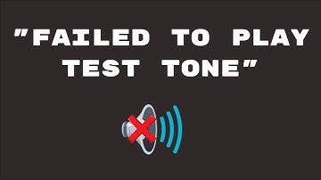 How to fix: "failed to play test tone" audio not working on Windows 10/11 - 2025 Tutorial
