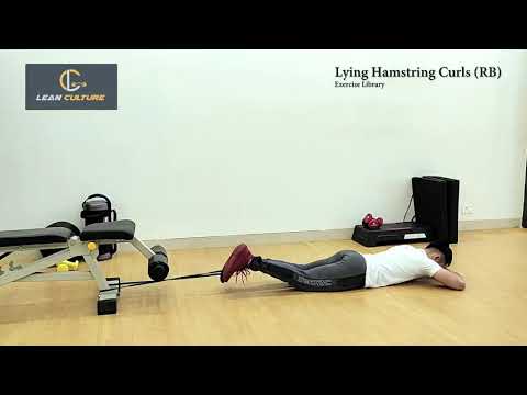 Lying Hamstring Curls (RB) | Lean Culture