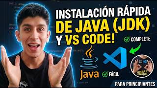 Tutorial: Instalar Java (JDK) y VS Code Paso a Paso | Ideal para Empezar a Programar