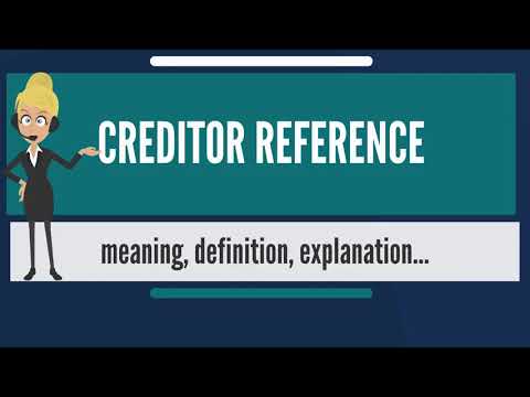 What Does Creditor Information Mean