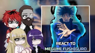 SouSou No Frieren React to MEGUMI FUSHIGURO | PUT VIDEO ON 2X | JuJutsu Kaisen | Gacha React