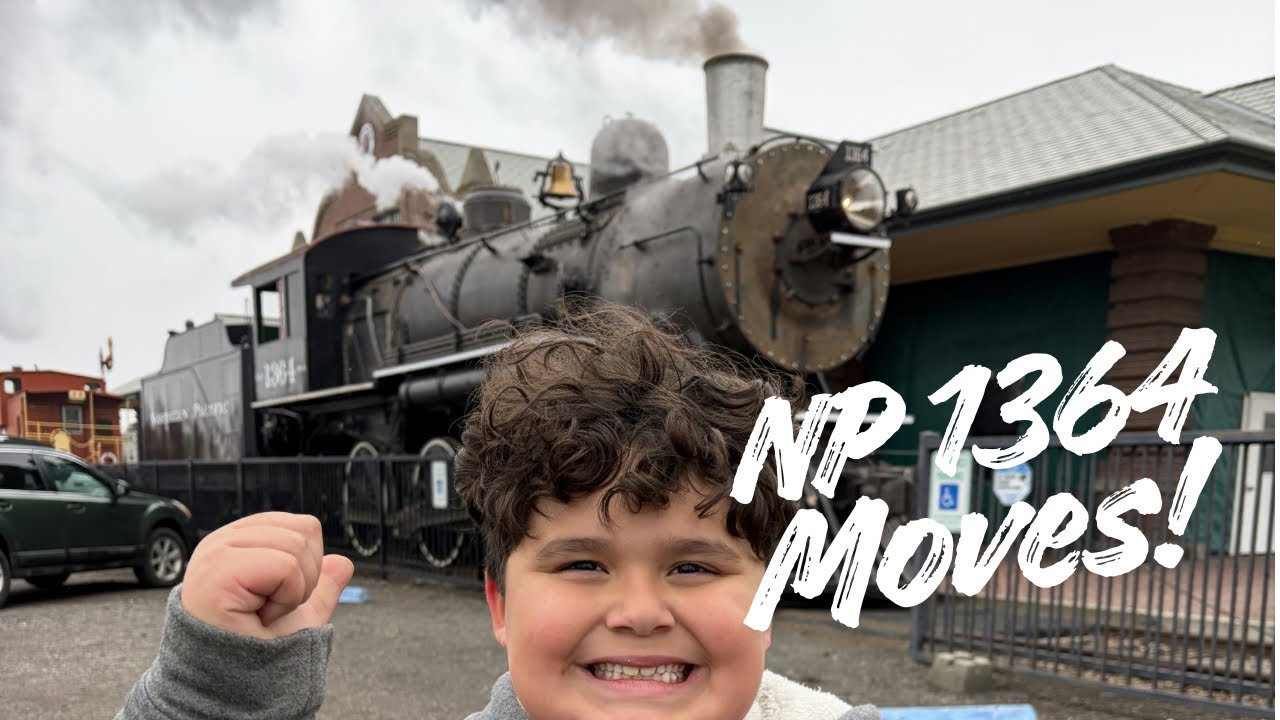 Train Tracking - Northern Pacific 1364 Steam Locomotive at the Northern ...