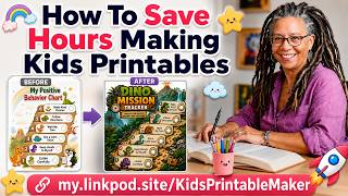 Generate Flawless Kids' Printables Every Single Time  #printondemand