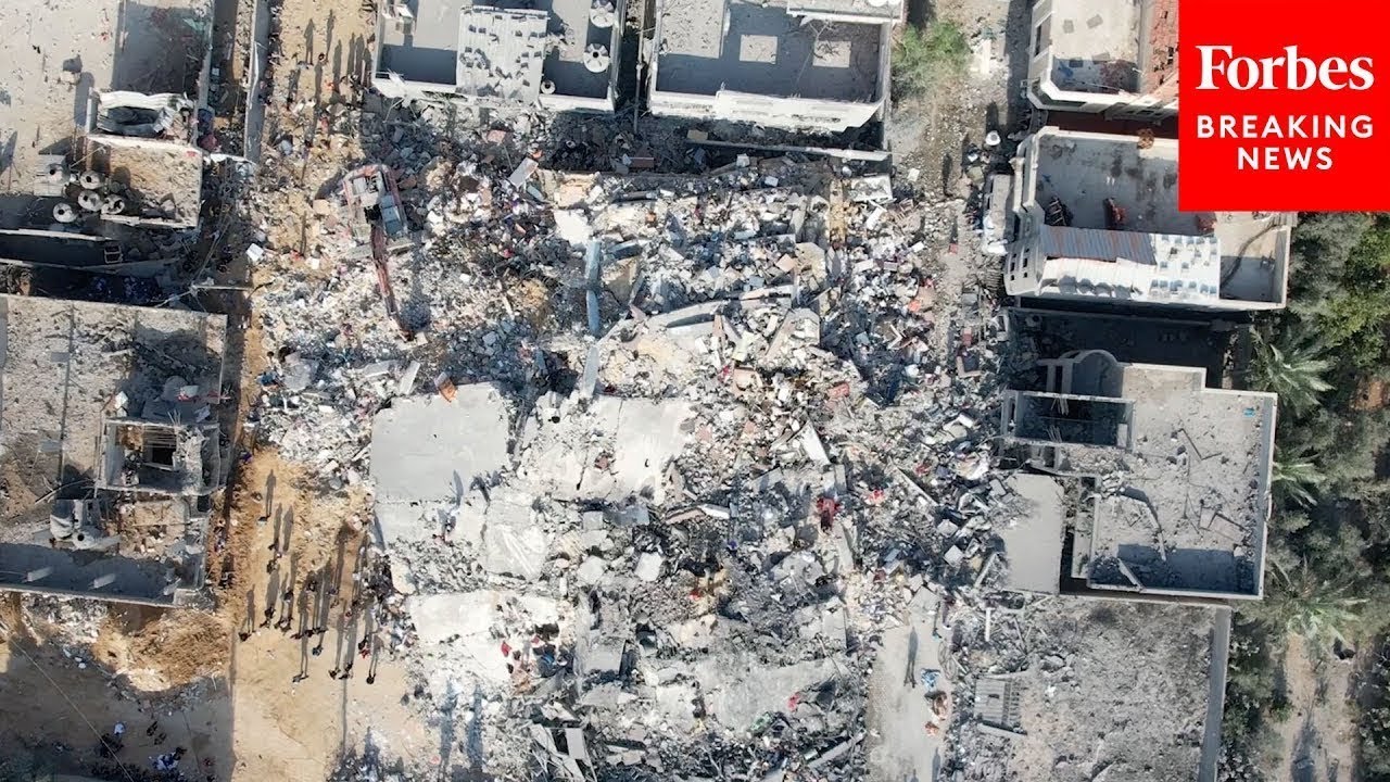 Drone Footage Captures Destruction In Gaza's Nuseirat Refugee Camp From ...
