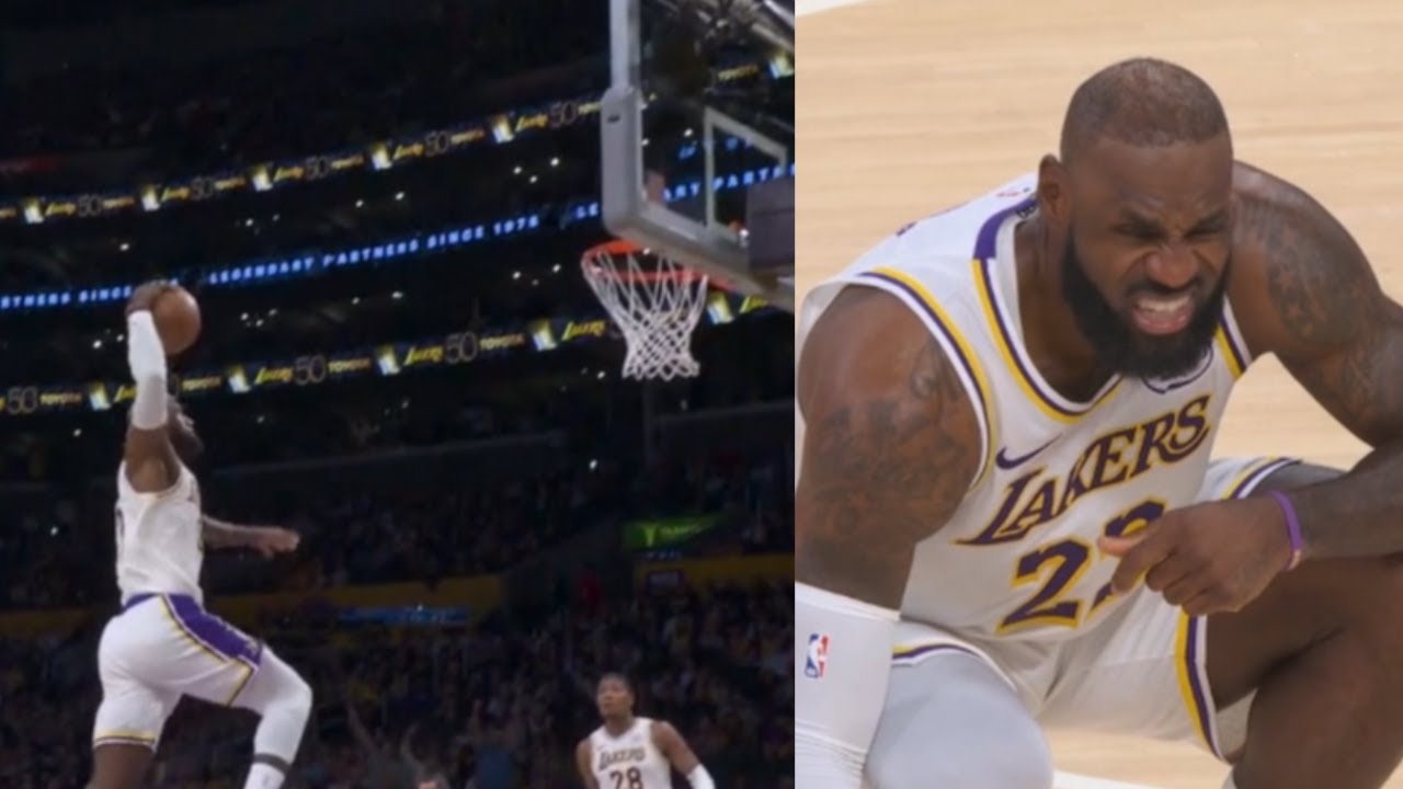 LeBron James DOES STUFF A 41 YEAR OLD SHOULD NEVER DO on an Nba court vs Kings!!
