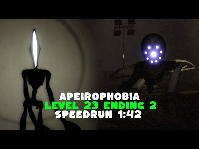 Roblox Apeirophobia Level 16 Speedrun 1:21 Solo 