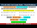 Multiplication and Division Word Problems Quiz