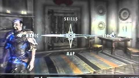 Skyrim modded game save with character creation