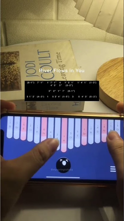 Kalimba Tutorial || River Flows In You #shorts #tutorialkalimba #kalimbatutorial