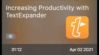 SCOM1035 - Increasing Productivity with TextExpander - Preview