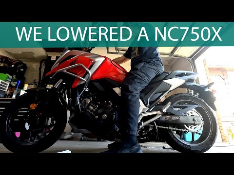 Lowering a NC750X
