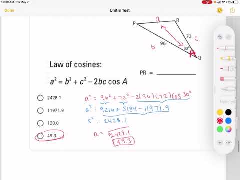 Unit 8 Test