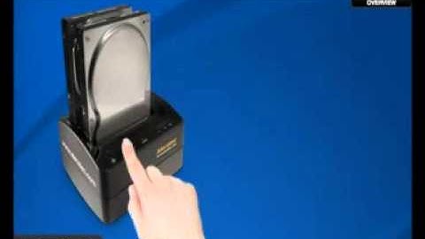 Aleratec HDD Copy Cruiser Mini Hard Disk Drive Duplicator and Dock 350107 (Black).flv