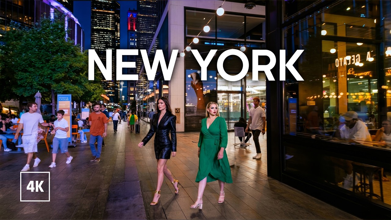 New York, Amerika Serikat | Jelajah Kota Malam 4K | 19 Agu 2026