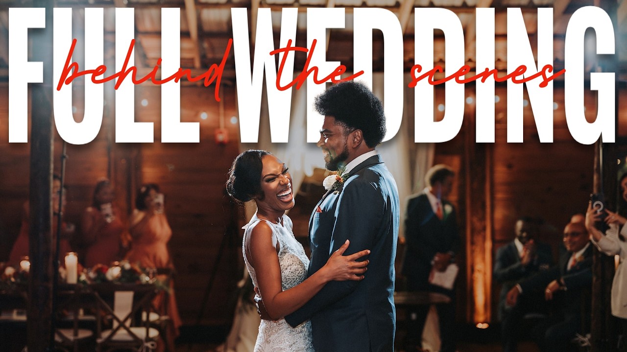 See What Happens Behind the Scenes at a Real Wedding! | GFX 100 II Wedding Photography