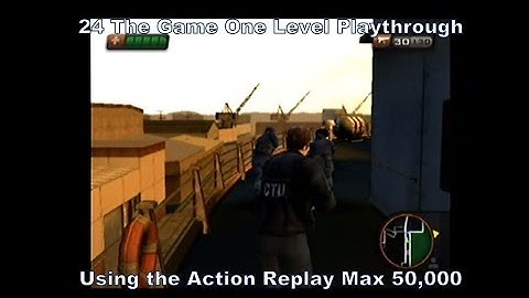 24 The Game One Level Playthrough using the Ps2 Action Replay Max 50,000 :D #Playstation #Sony #Ps2