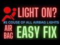 How To Fix Reset SRS Airbag Warning Light On.